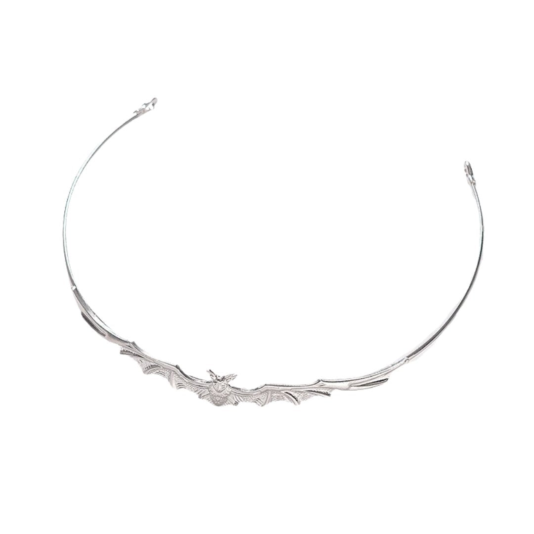 Bat Power Headband Tiara in Silver or Gold