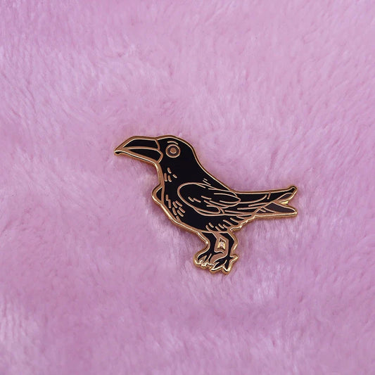 Raven Brooch