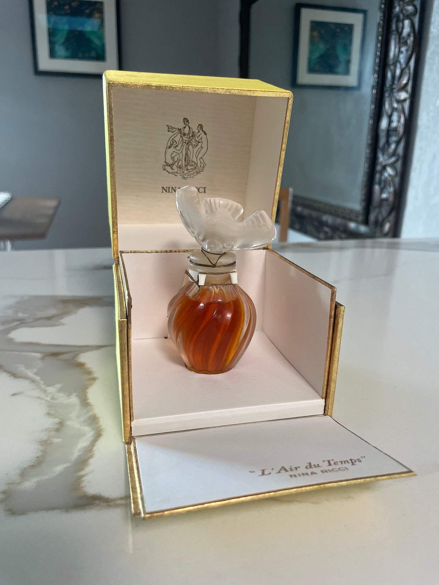 Vintage Nina Ricci “L’Air du Temps” Parfum – Collector’s Edition Bottle