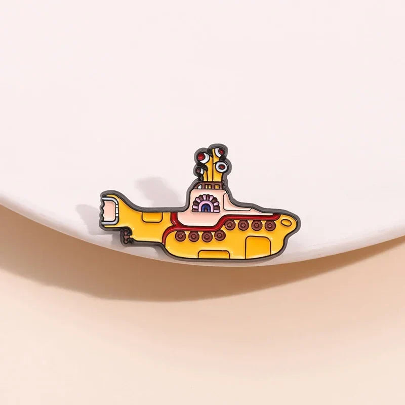 Rock Band Enamel Pins Kids Folk Pop Album Brooches Lapel Badge Backpack Jewelry Gift Wholesale